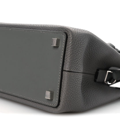 Togo Swift Medor Bag Gris Meyer