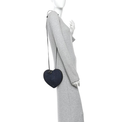 Denim Le Coeur Bag Blue