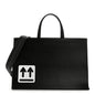 Calfskin Medium Box Bag Black