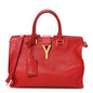 Calfskin Small Classic Y Cabas Red