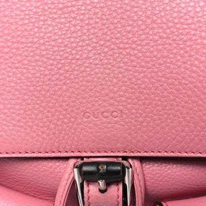 Cellarius Calfskin Medium Bamboo Backpack Glossy Pink