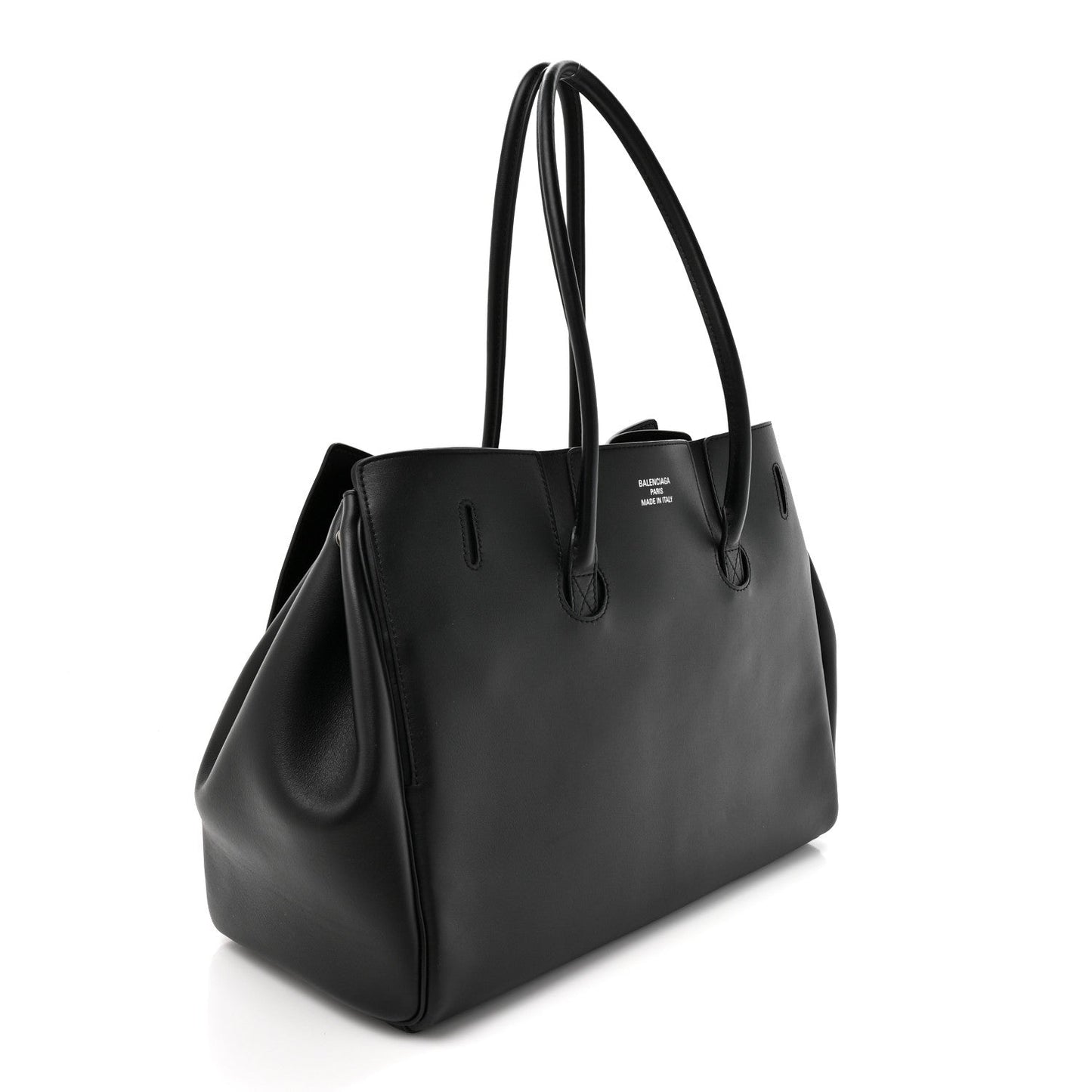 Smooth Calfskin Medium Bel Air Carry All Bag Black