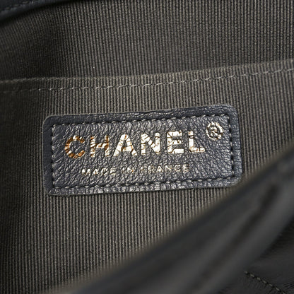 Lambskin Quilted Mini Crush On Chains Flap Bag Grey