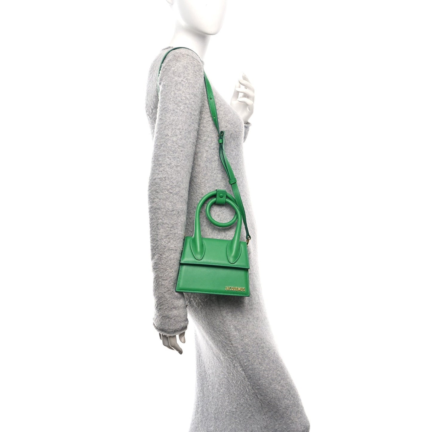 Calfskin Le Chiquito Noeud Green