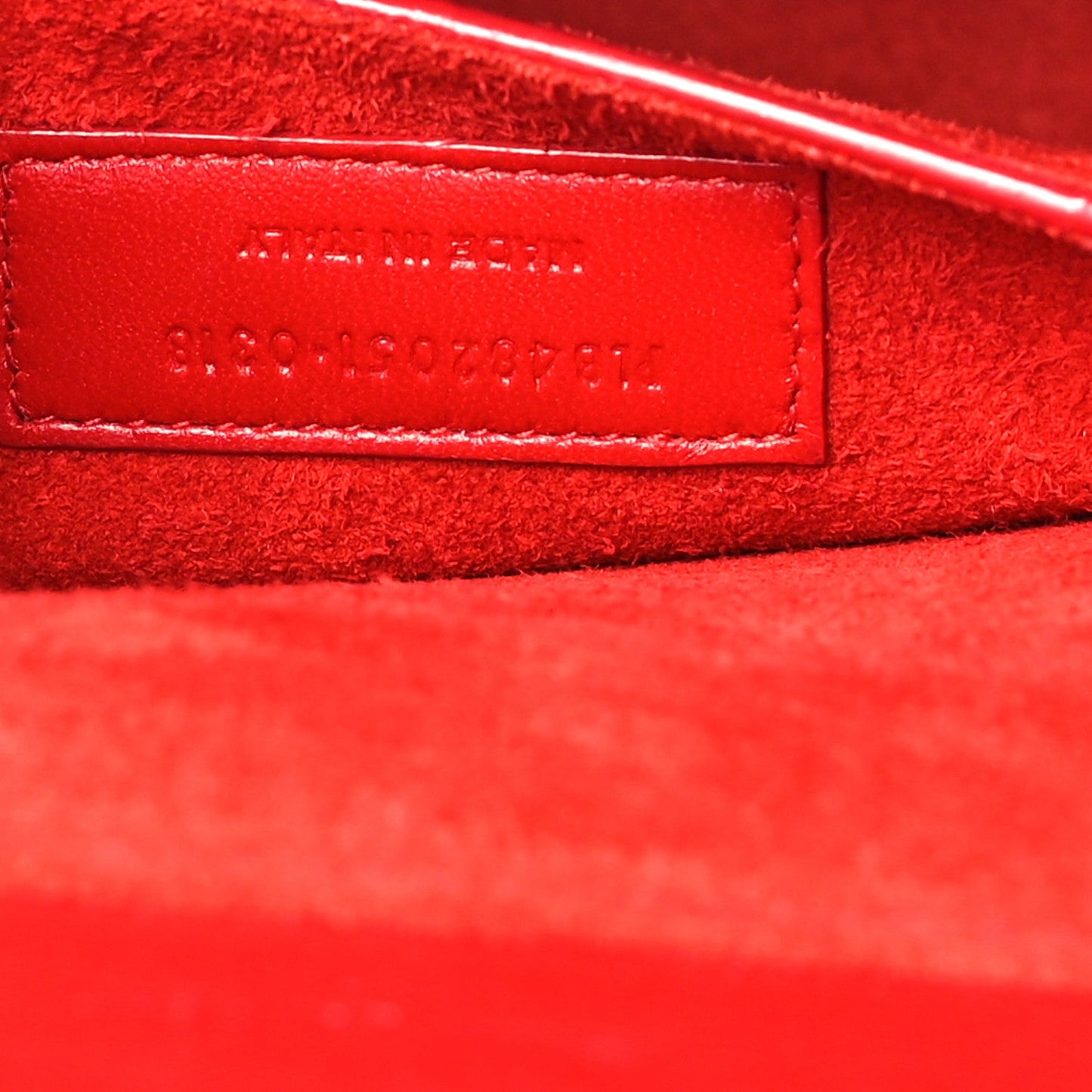 Calfskin Medium Bellechasse Satchel Rouge Eros