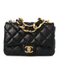 Lambskin Quilted Small Funky Town Flap Black