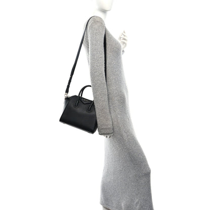 Sugar Goatskin Mini Antigona Black