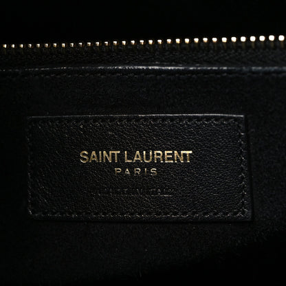 Calfskin Small Sac De Jour Black