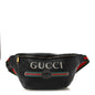 Grained Calfskin Logo Belt Bag Black
