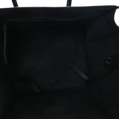 Supple Calfskin Medium Phantom Luggage Black