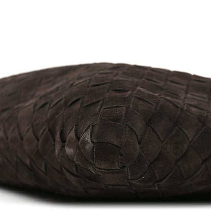 Suede Intrecciato Small Hop Fondant