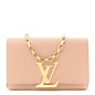 Calfskin Chain Louise MM Nude