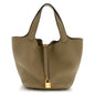 Taurillon Clemence Picotin Lock 22 MM Beige Marfa