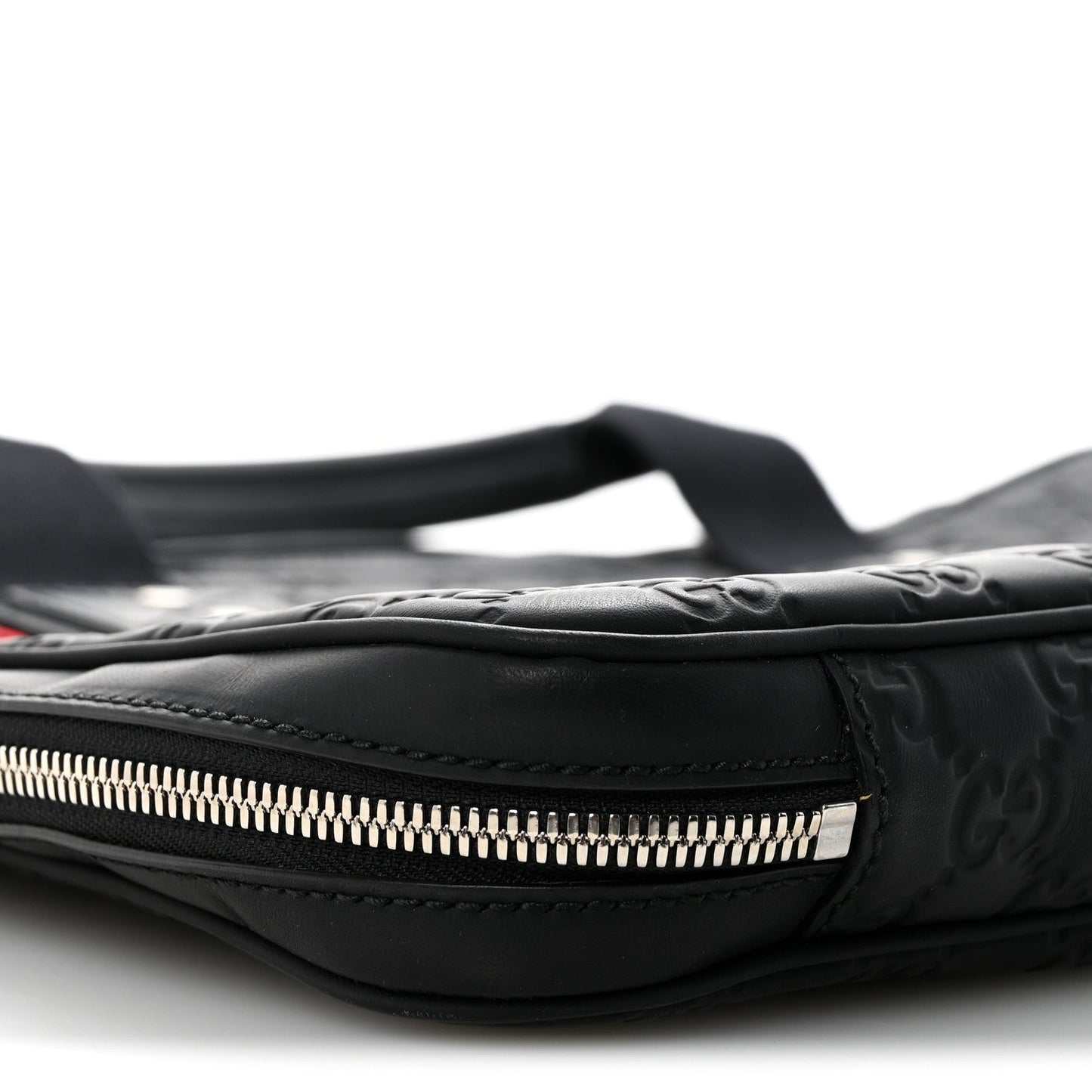 Rubber Guccissima Laptop Briefcase Black