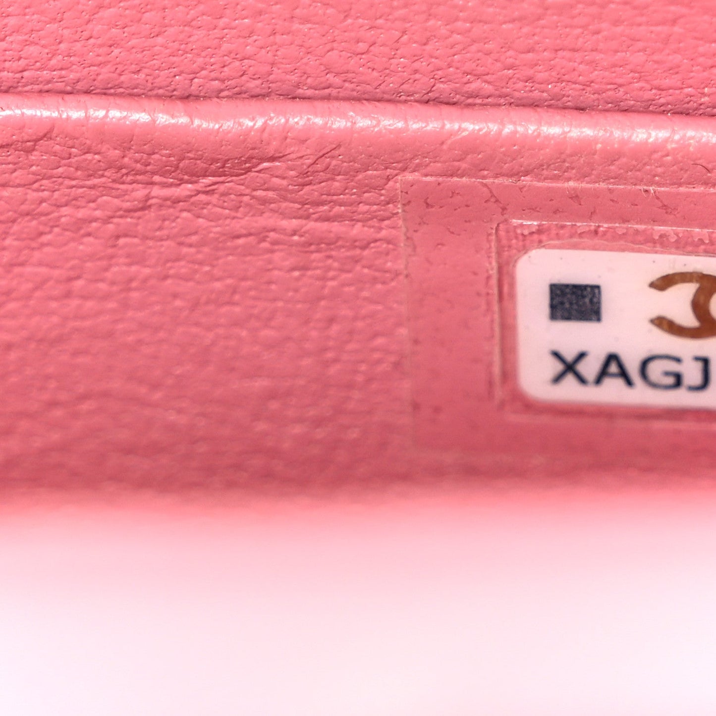 Lambskin Quilted Top Handle Clutch With Chain Pink