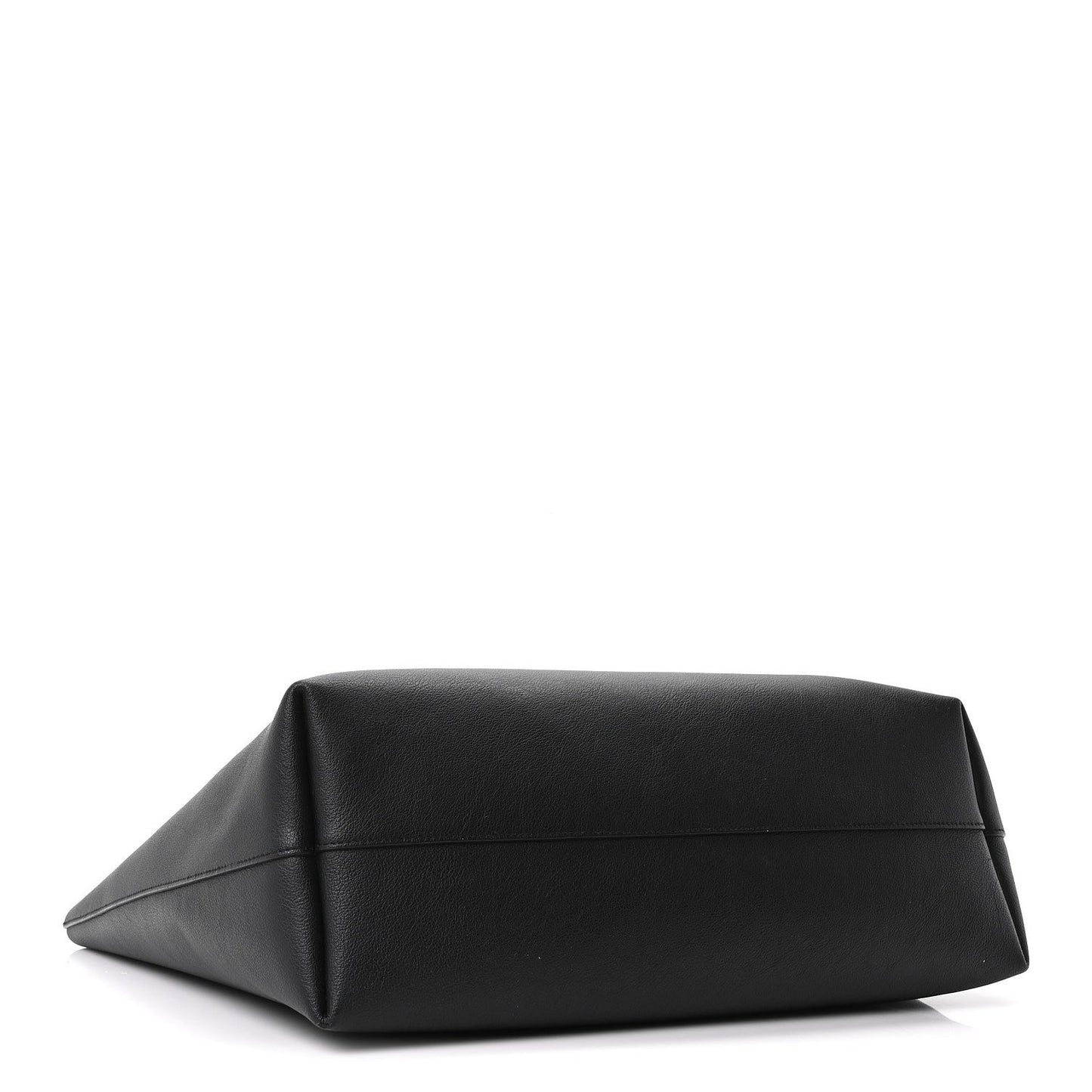 Calfskin Large Shopping Tote Black