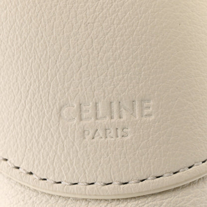 Supple Calfskin Cuir Triomphe Heloise Shoulder Bag White