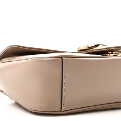 Calfskin Matelasse Small GG Marmont Shoulder Bag Porcelain Rose