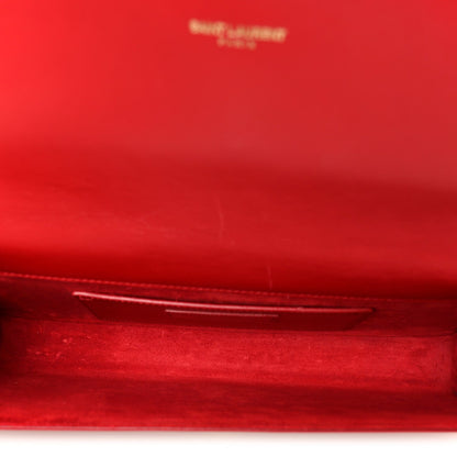 Grain De Poudre Classic Monogram Cassandre Clutch Rouge Orient