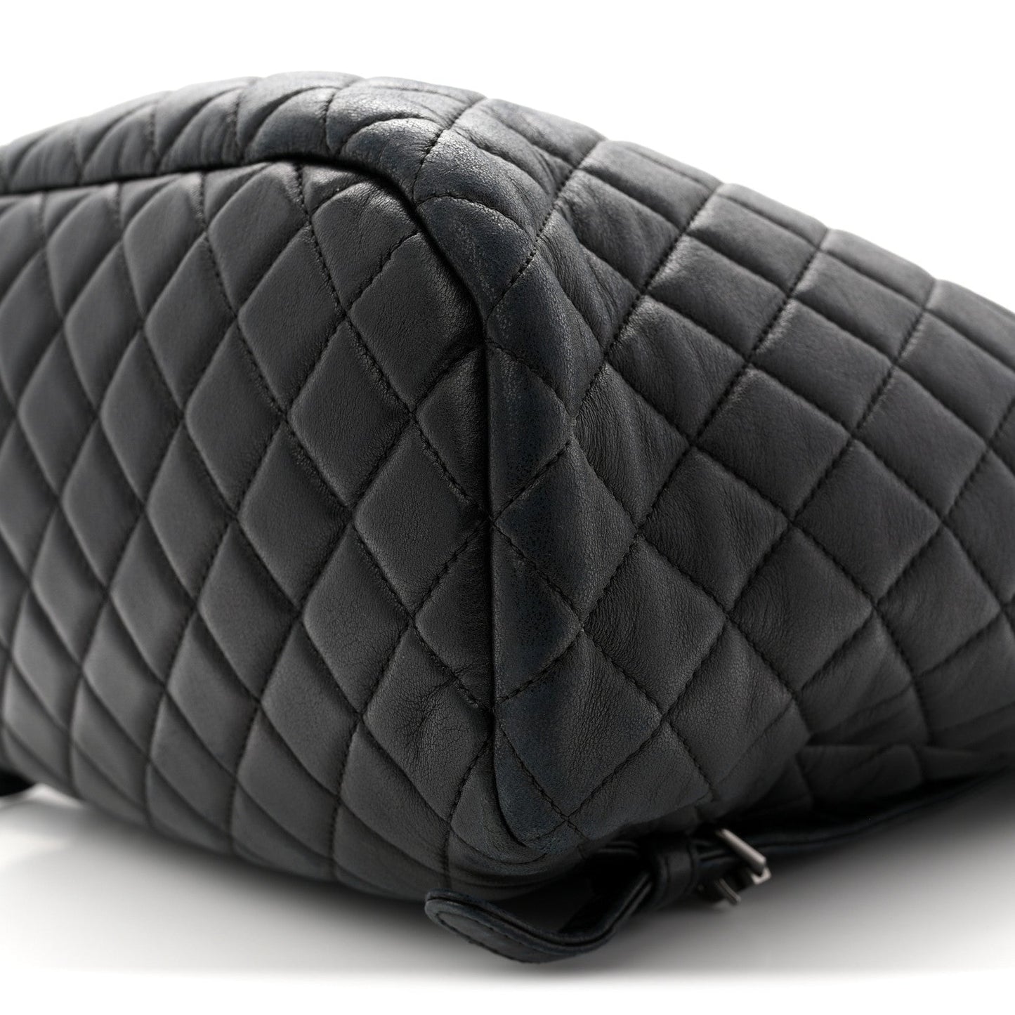 Calfskin Quilted Small Urban Spirit Backpack Black