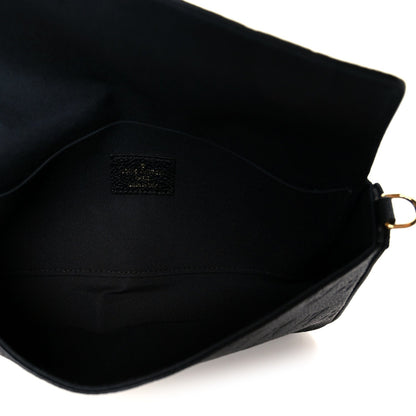 Empreinte Pochette Felicie Chain Wallet Black