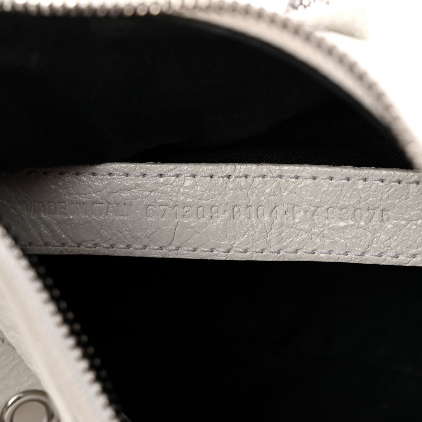 Agneau Arena Le Cagole Shoulder Bag XS Optic White
