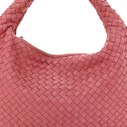 Nappa Intrecciato Medium Veneta Hobo Quarzo