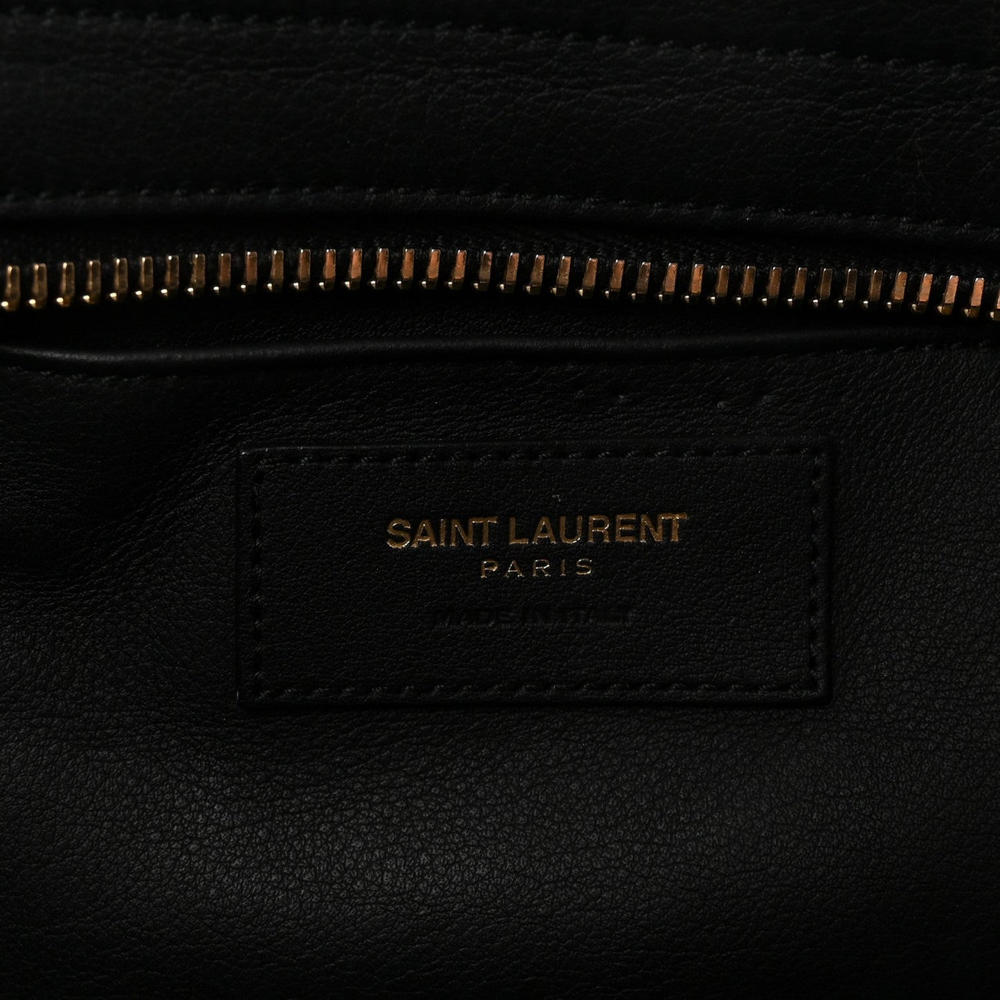 Calfskin Small Classic Y Cabas Black