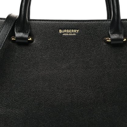 Calfskin Mega Check Small Banwell Tote Black