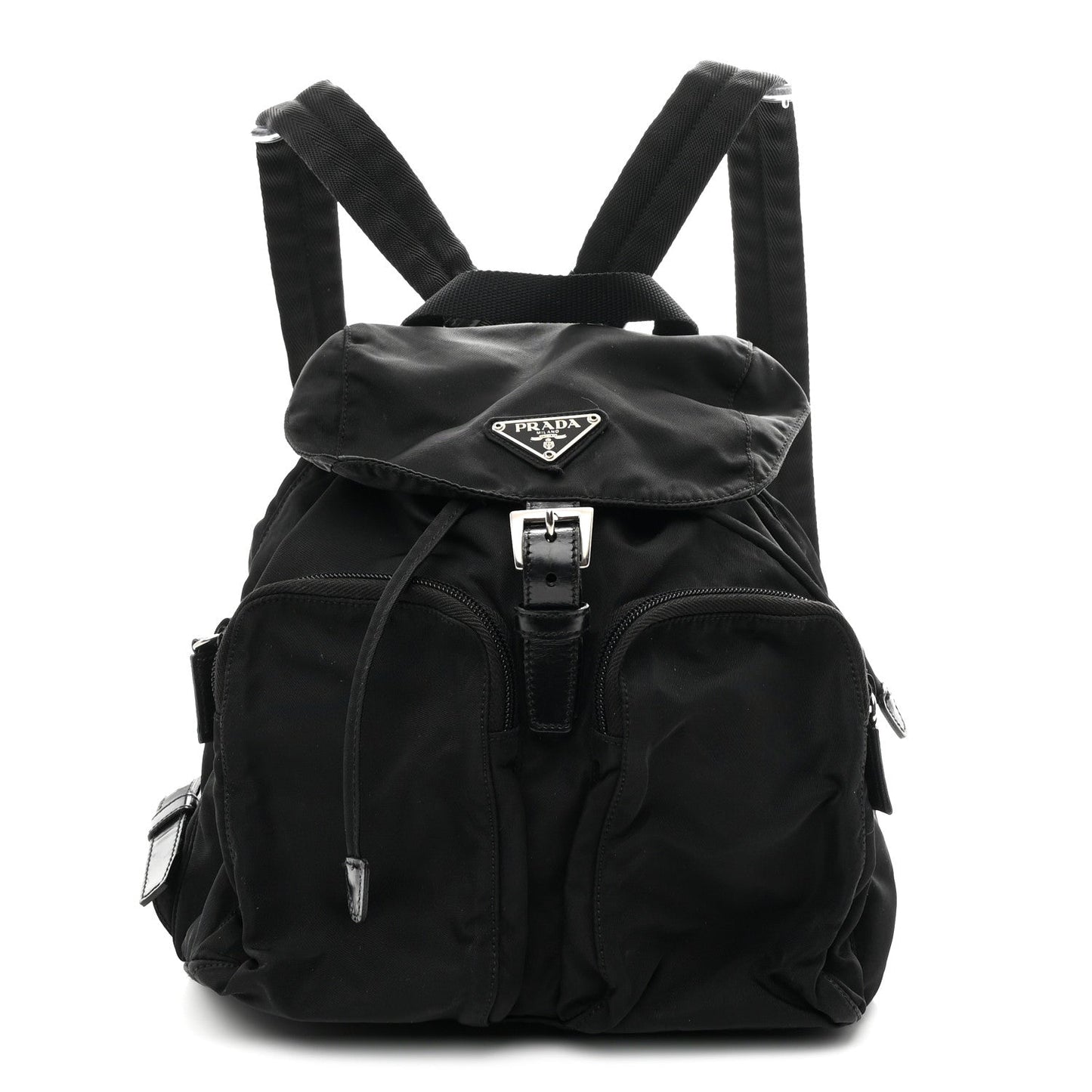 Nylon Vela Medium Backpack Black