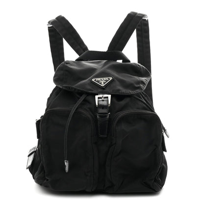 Nylon Vela Medium Backpack Black