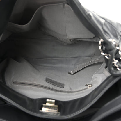 Lambskin Igloo Shoulder Bag Dark Grey