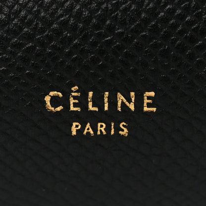 Grained Calfskin Mini Belt Bag Black