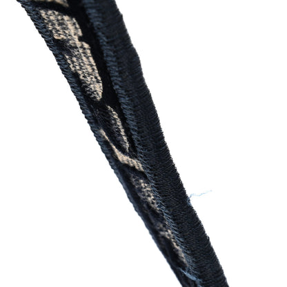 Velvet Oblique Saddle Bag Blue
