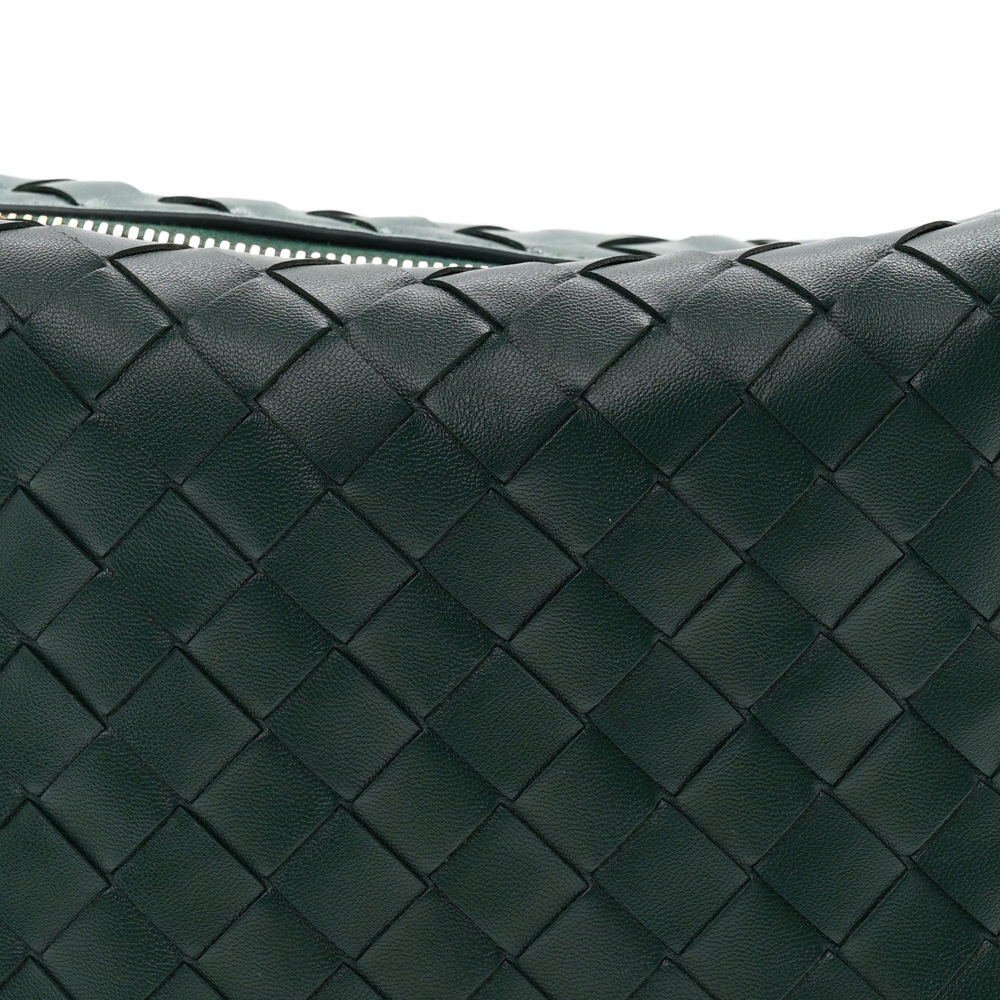 Calfskin Intrecciato Mini Wallace Emerald Green