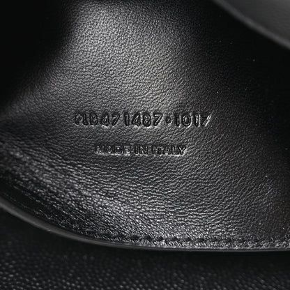 Grain De Poudre Medium West Hollywood Monogram Fold-Over Black