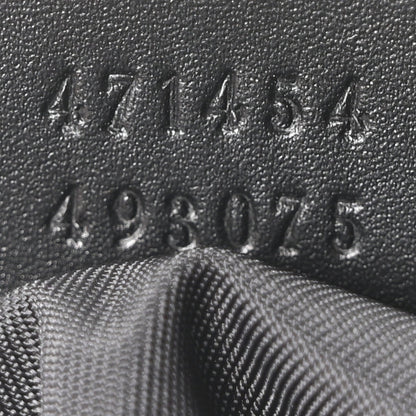 GG Supreme Monogram Web Messenger Bag Black