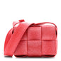 Rubber Maxi Intrecciato Extra Mini Cassette Crossbody Bag Firework