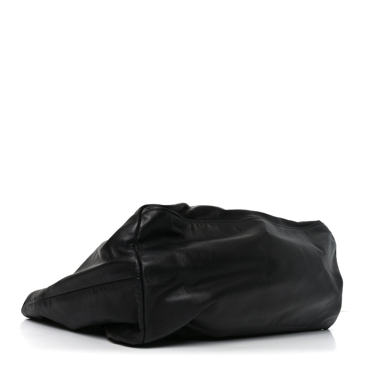 Soft Calf Chain Tote Black