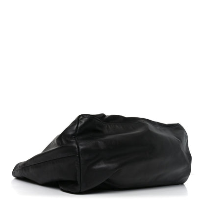 Soft Calf Chain Tote Black