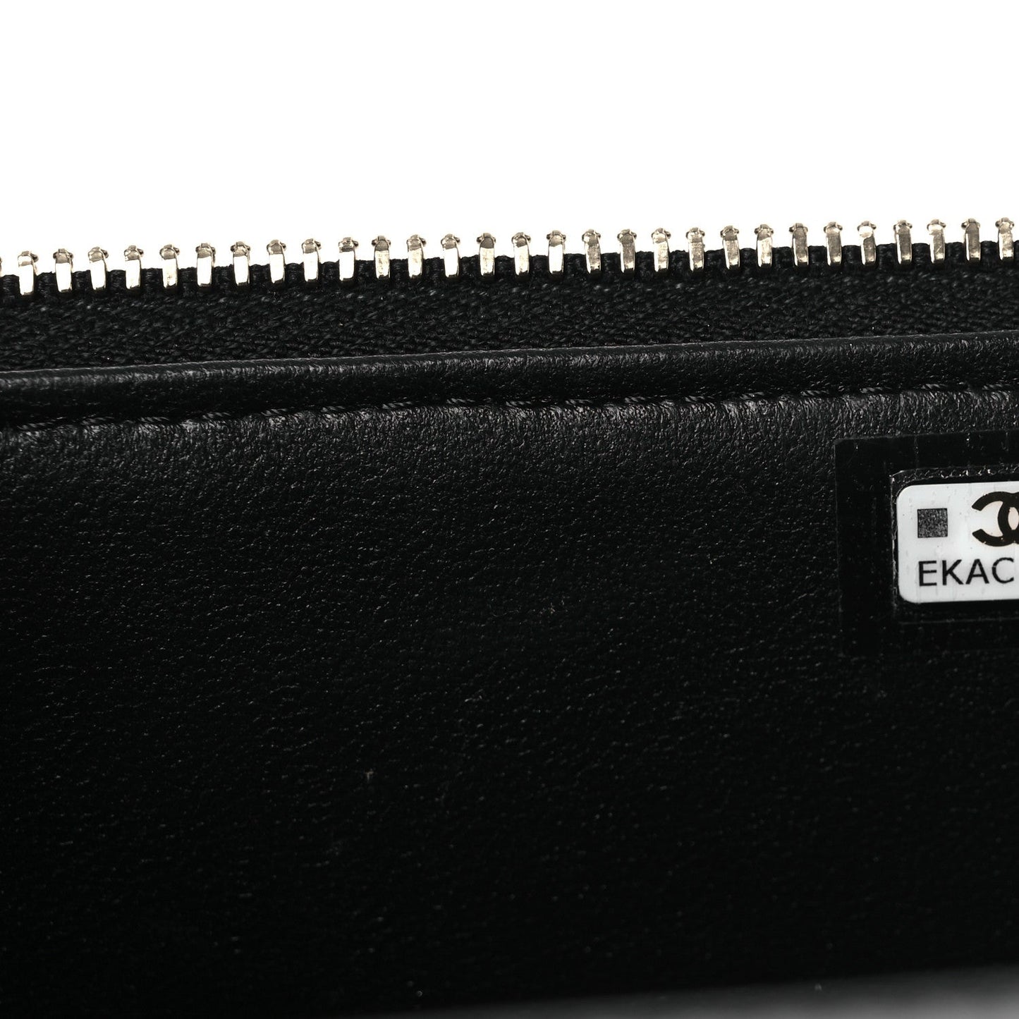 Lambskin Quilted Small Pillow Crush Vanity Case With Chain Black