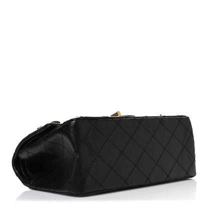Aged Calfskin Lucky Charms 2.55 Reissue 224 Flap Black