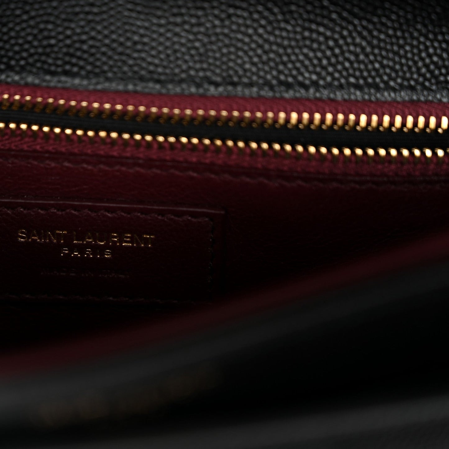 Grain De Poudre Monogram Cassandra Clasp Bag Black Rouge Legion