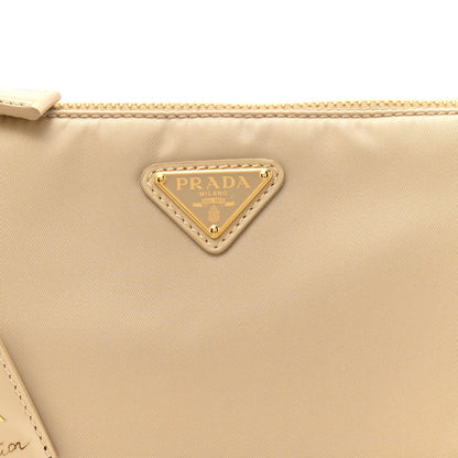 Re-Nylon Spazzolato Re-Edition 2002 Shoulder Bag Deserto