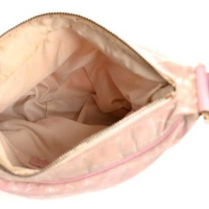 Nylon Travel Ligne Hobo Pink