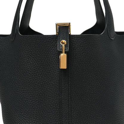 Taurillon Clemence Picotin Lock 22 MM Black