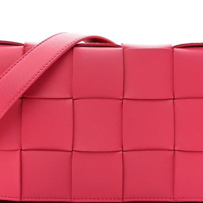 Lambskin Maxi Intrecciato Cassette Crossbody Bag Lollipop