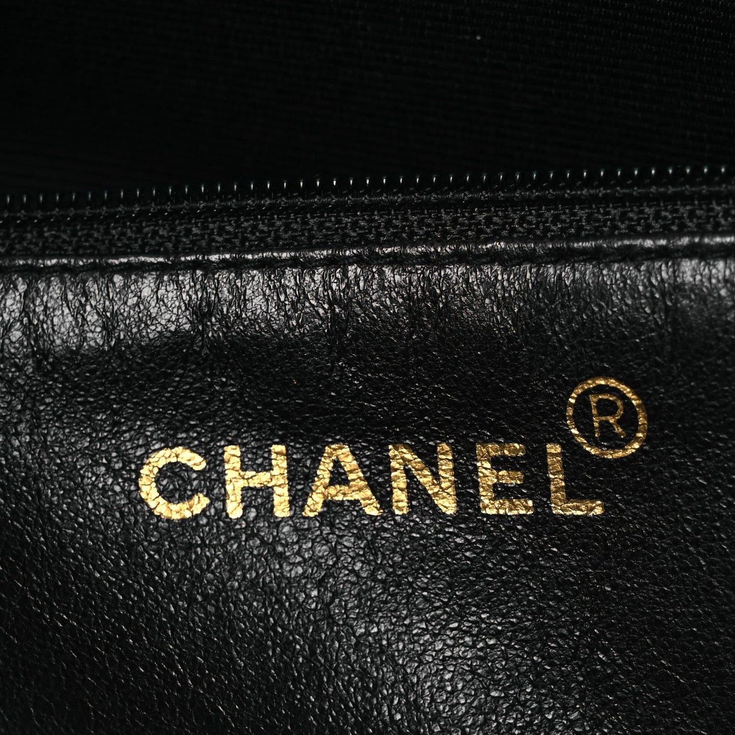Caviar Large CC Shoulder Bag Black