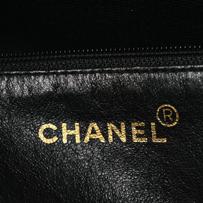 Caviar Large CC Shoulder Bag Black