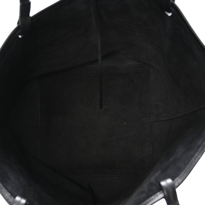 Grained Calfskin Park Tote Three Black
